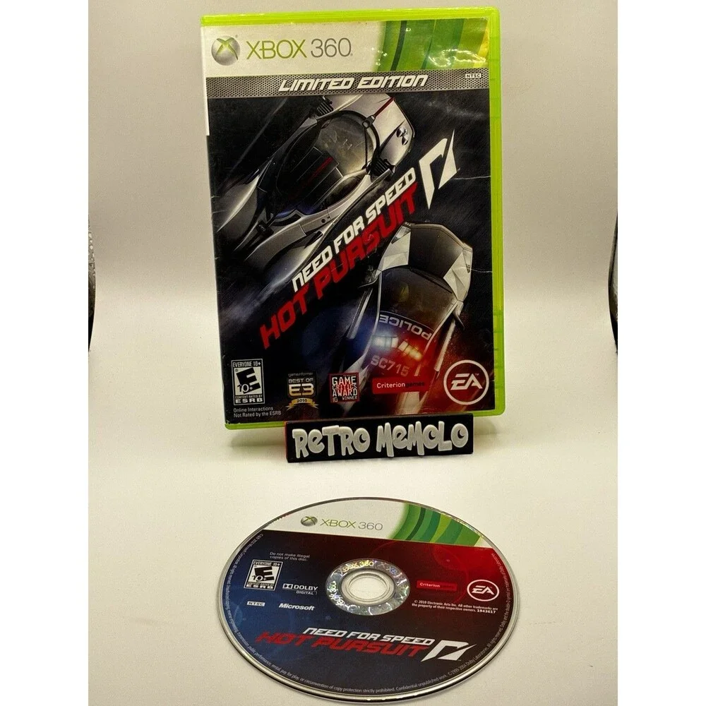 Need For Speed Hot Pursuit Limited Edition Microsoft Xbox 360 - Disc & Case